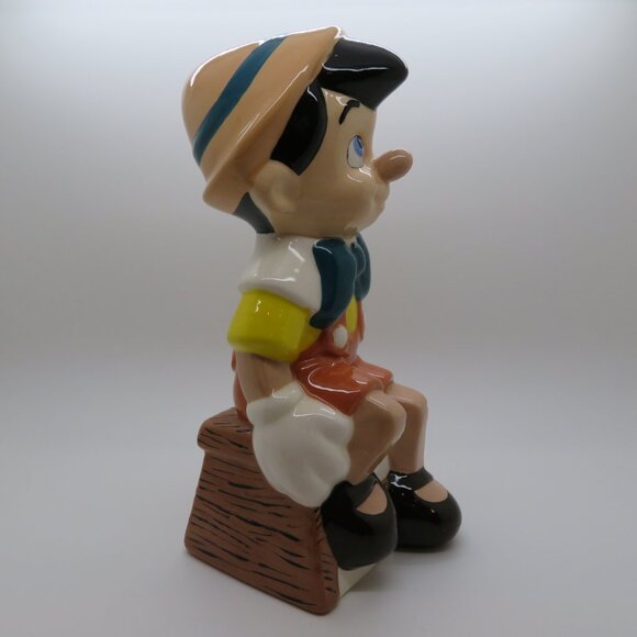 Pinocchio 9 Inch Ceramic Figurine Hand Painted Craftsmanship Collectible Disney - Picture 4 of 16